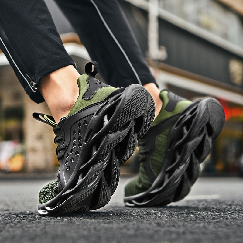 Men Casual Shoes Shoes Shockproof Lack Up Breathable Male Sneakers Height Increase Walking Gym Shoes