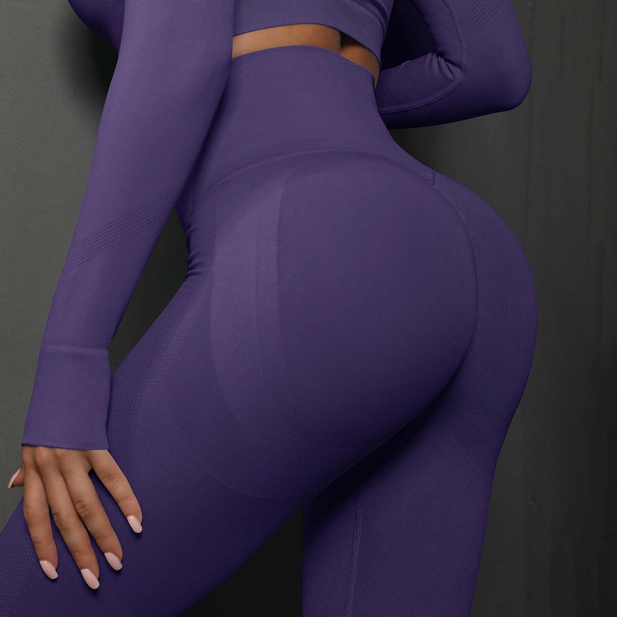 High Waist Seamless Yoga Pants Women's Solid Color Full Length Leggings Fitness Hip Up Running Sport Gym Legging Outfits.