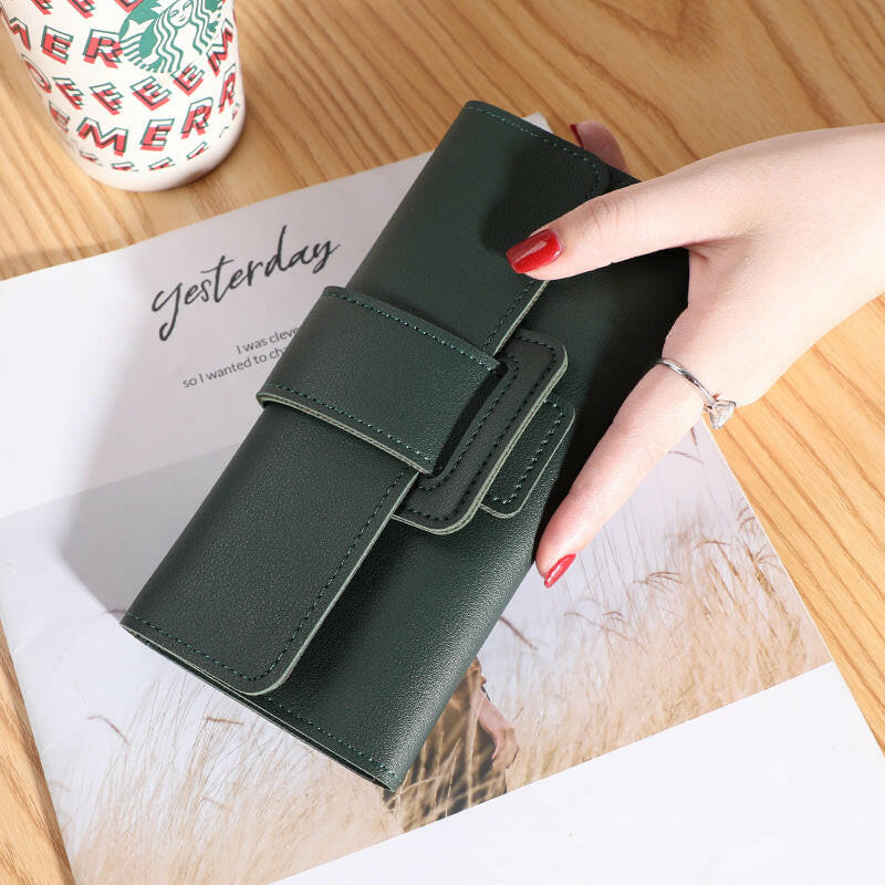 Women's Long Wallet Tri-fold Clutch Large Capacity Kashur Mart .