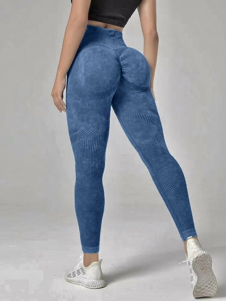 Hollow Design Seamless Leggings High Waist Hip Lifting Running Sports Fitness Yoga Pants Fashion Womens Clothing.