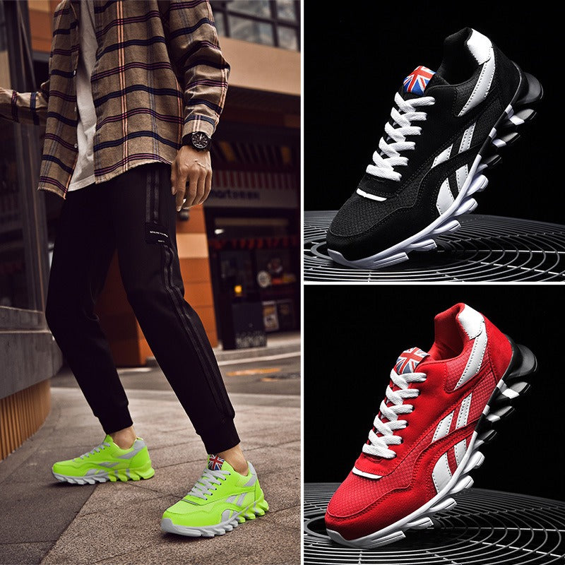 Sports shoes men's new blade shoes flying woven breathable men's shoes