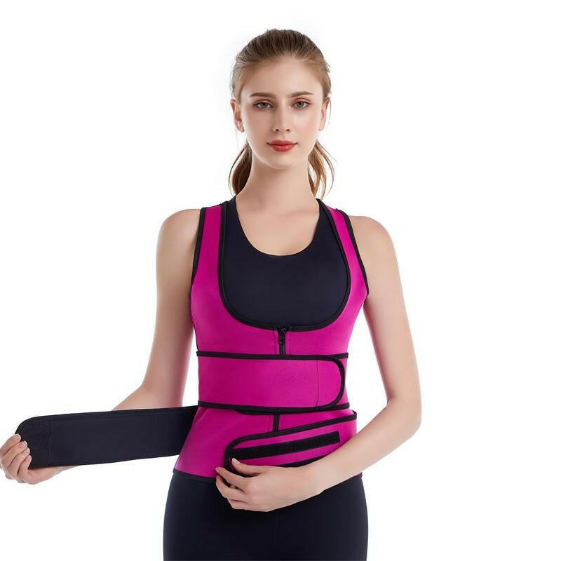 Neopren Waist Trainer For Women Workout Trimmer Belt Sauna Sweat Corset Cincher.