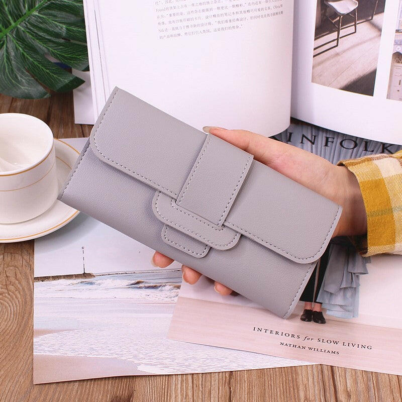 Women's Long Wallet Tri-fold Clutch Large Capacity Kashur Mart .
