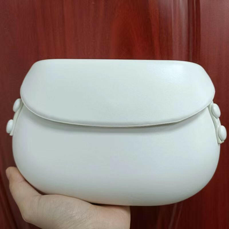 Candy Color Cute Shell Bag Ins Fashion Saddle Bags Women Shoulder Messenger Bag.