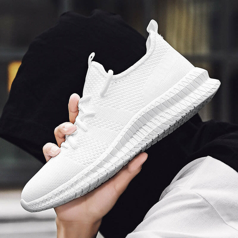 Mens Non Slip Walking Sneakers Lightweight Breathable Slip On Running Shoes Gym Tennis Shoes Kashur Mart .