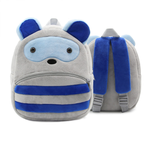 Children School Backpack Cartoon Rainbow Design Soft Plush Material For Toddler Baby Girls Kindergarten Kids School Bags Kashur Mart .