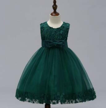 Summer Skirt Kids Girls Princess Tutu Flower Children Wedding Dress Wholesale Show Skirt.