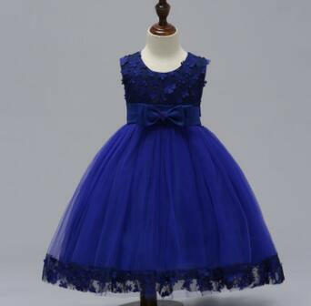 Summer Skirt Kids Girls Princess Tutu Flower Children Wedding Dress Wholesale Show Skirt.