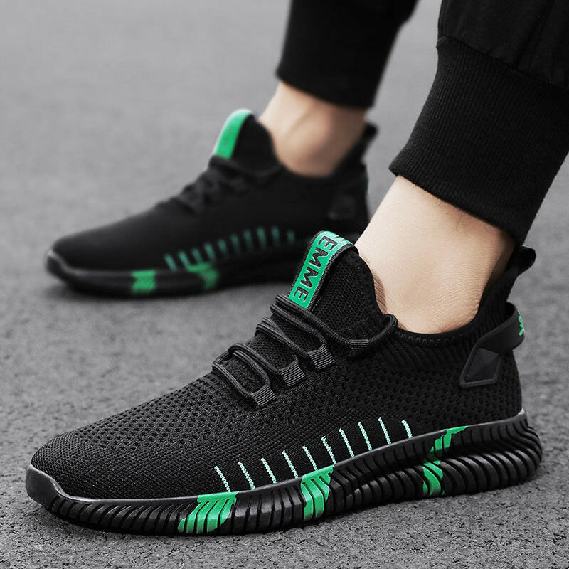 Mesh Sneakers Men Breathable Lightweight Running Shoes.
