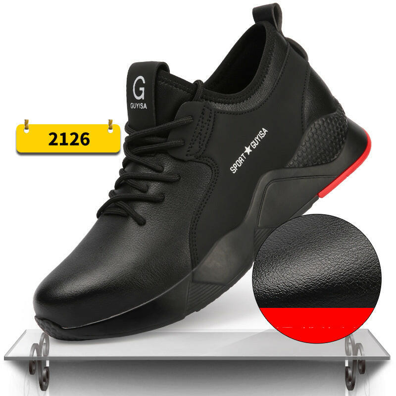 Indestructible Steel Toe Sneakers Men Women Lightweight Work Shoes Industrial Construction Shoes.