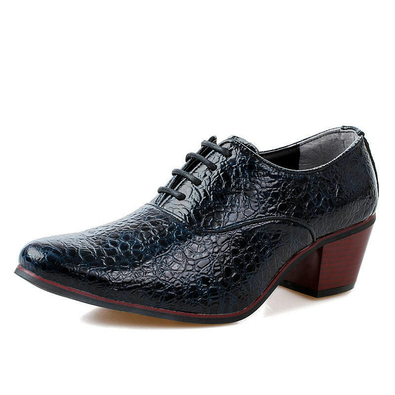 British Fashion Shoe Men Have Raised Pointy Tips.