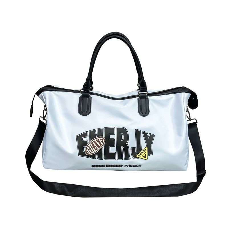 Sports Large Capacity Travel Bag, Waterproof Men's And Women's Fitness Bag, Short Distance Business Trip Luggage Storage Bag, Travel Boarding Bag.