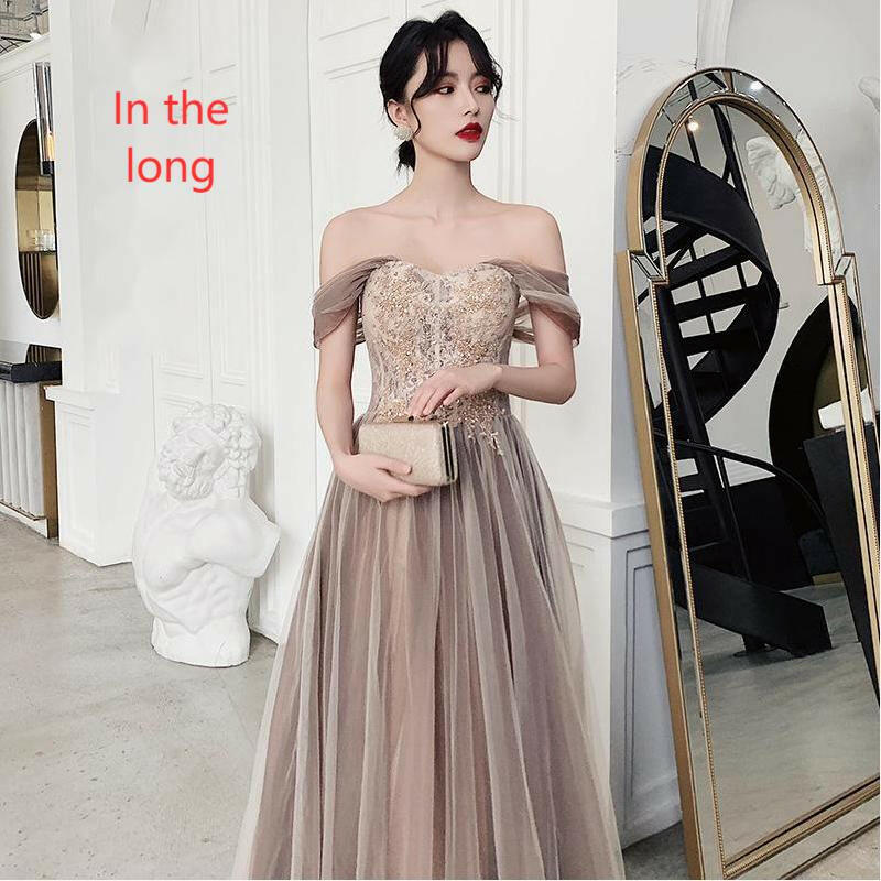 Bridesmaid dresses.