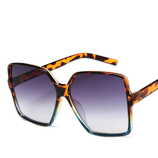 Trendy Sunglasses Fashion Men And Women Big Frame Sunglasses.