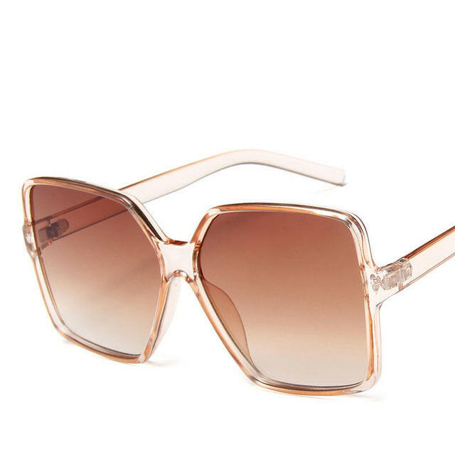 Trendy Sunglasses Fashion Men And Women Big Frame Sunglasses.