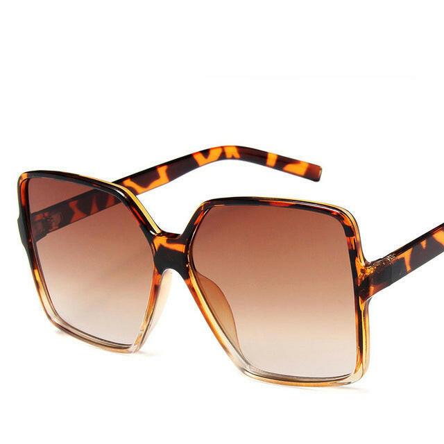 Trendy Sunglasses Fashion Men And Women Big Frame Sunglasses.