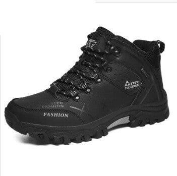 Men'S High-Top Hiking Shoes, Cross-Country Running Shoes, Outdoor Extra-Large Size Hiking Shoes.