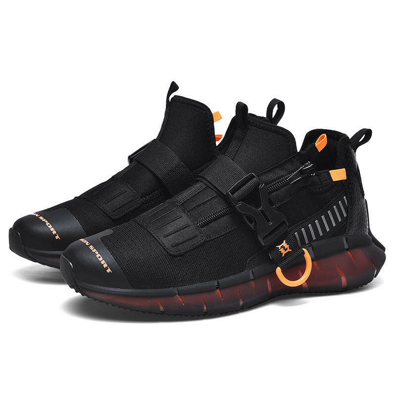 Black High Quality Jogging Footwear Sneakers.