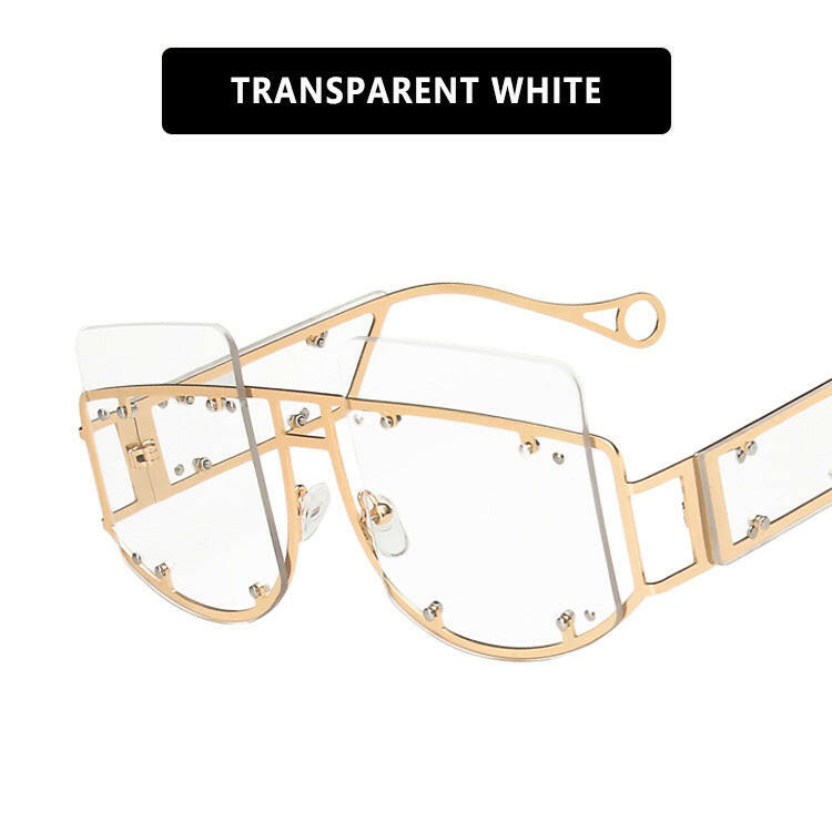 Personalized Sunglasses Hip Hop Fashion Trend Sunglasses.