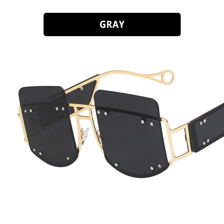Personalized Sunglasses Hip Hop Fashion Trend Sunglasses.