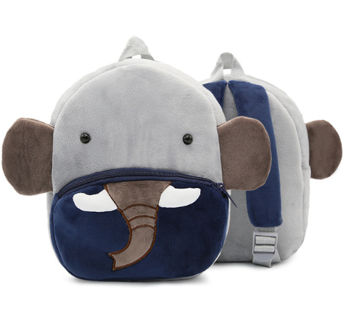 Children School Backpack Cartoon Rainbow Design Soft Plush Material For Toddler Baby Girls Kindergarten Kids School Bags Kashur Mart .