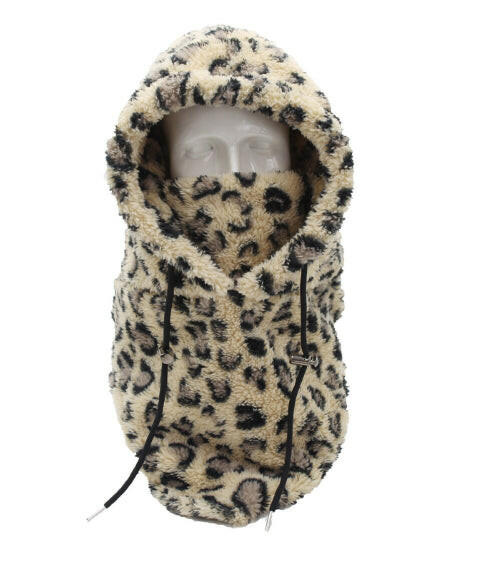 Winter Outdoors Cycling Sports Wind-proof Cap Cold Protection Thickening Scarf Hat.