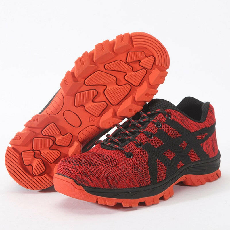 Safety Work Shoes Indestructible Steel Toe Anti-puncture Sneakers.