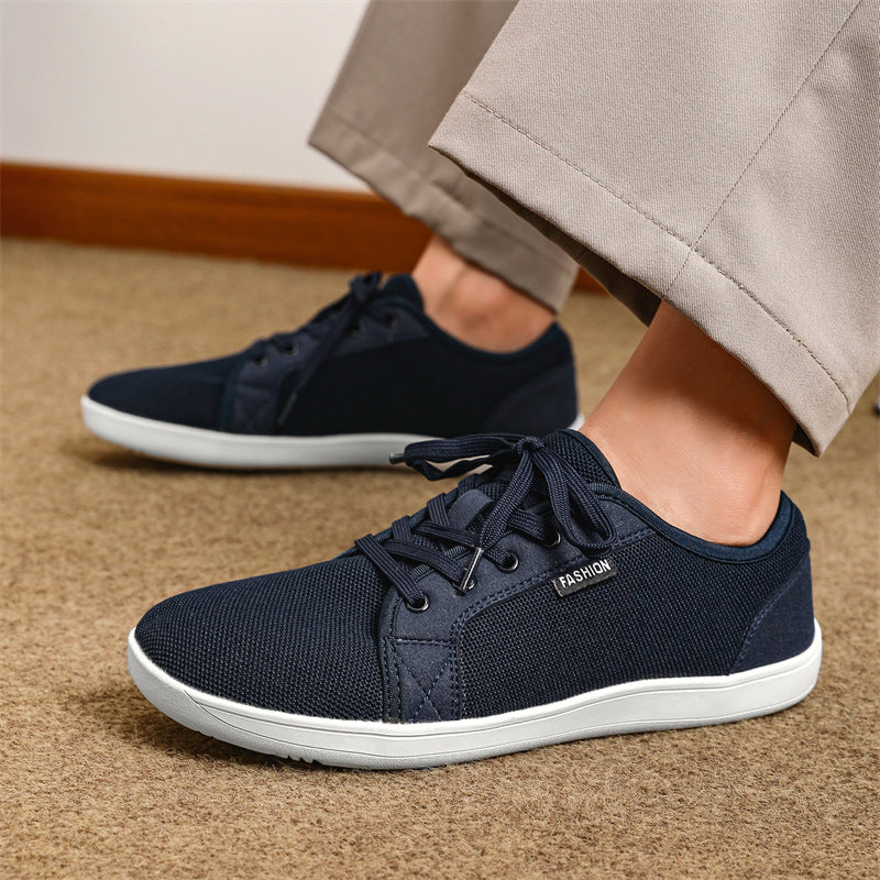Wide Head Barefoot Shoes for Men and Women, Large Size 48, Casual Sports Shoes, Summer Breathable Mesh Shoes for Men