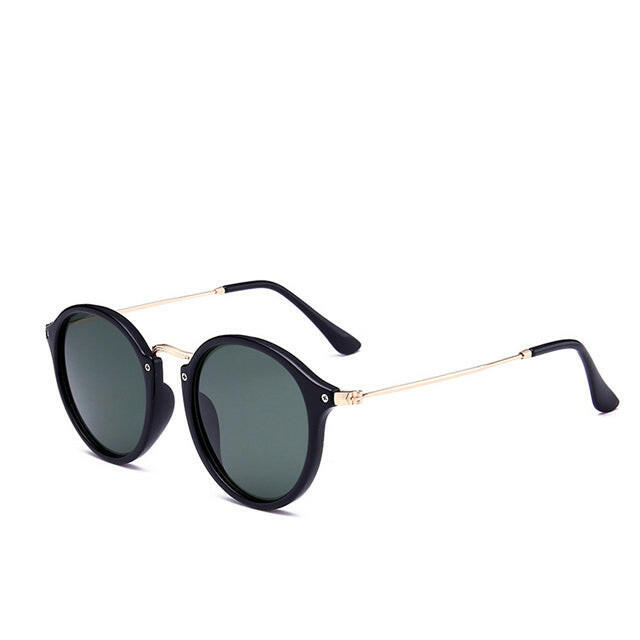 Metal Round Face Sunglasses Retro Driver Sunglasses Men And Women Sunglasses.