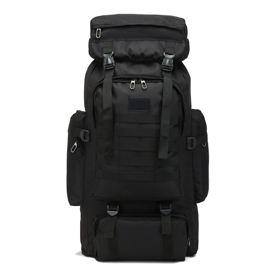 Camouflage backpack mountaineering bag.