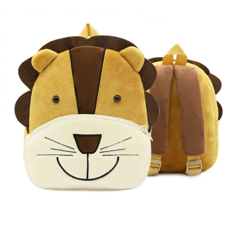 Children School Backpack Cartoon Rainbow Design Soft Plush Material For Toddler Baby Girls Kindergarten Kids School Bags Kashur Mart .