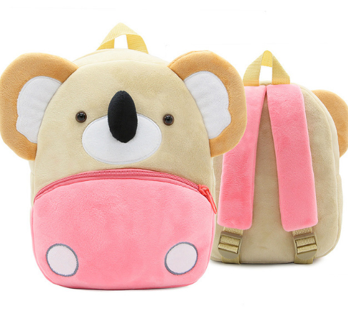 Children School Backpack Cartoon Rainbow Design Soft Plush Material For Toddler Baby Girls Kindergarten Kids School Bags Kashur Mart .