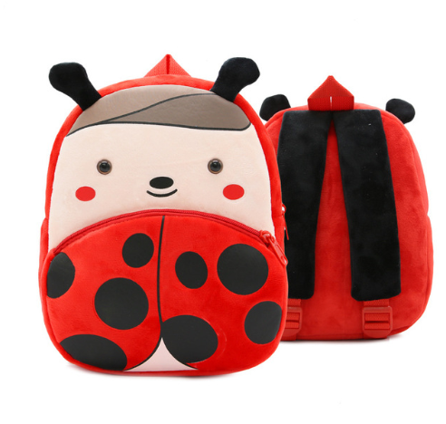Children School Backpack Cartoon Rainbow Design Soft Plush Material For Toddler Baby Girls Kindergarten Kids School Bags Kashur Mart .