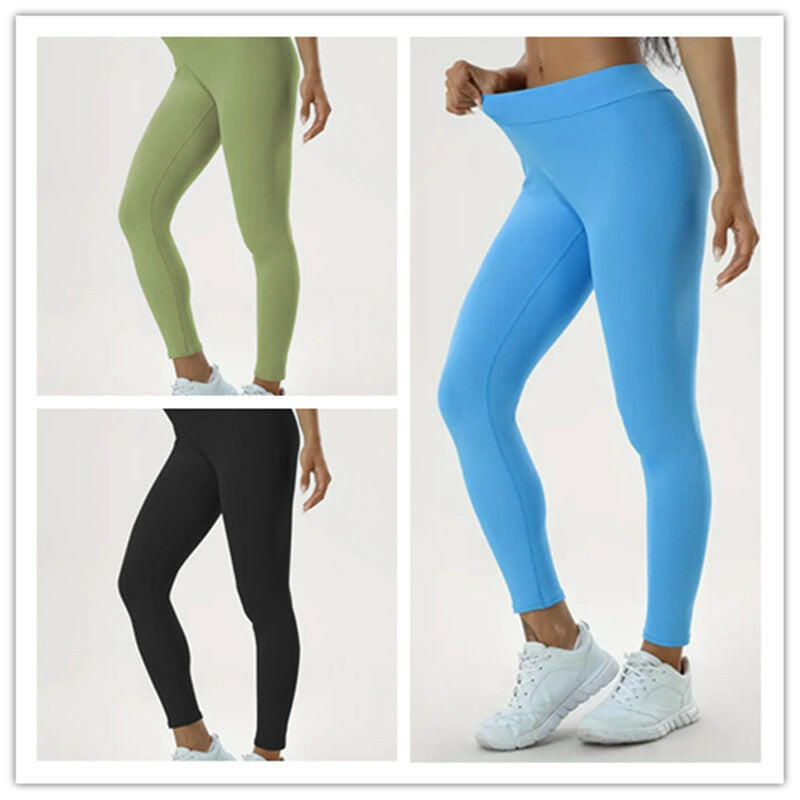 Women's Yoga Pants High Waist Lift High Elastic Tight Fitness Trousers.