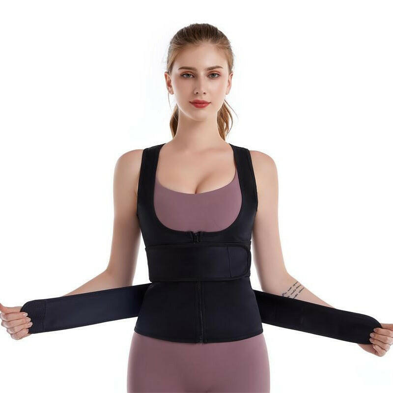 Neopren Waist Trainer For Women Workout Trimmer Belt Sauna Sweat Corset Cincher.