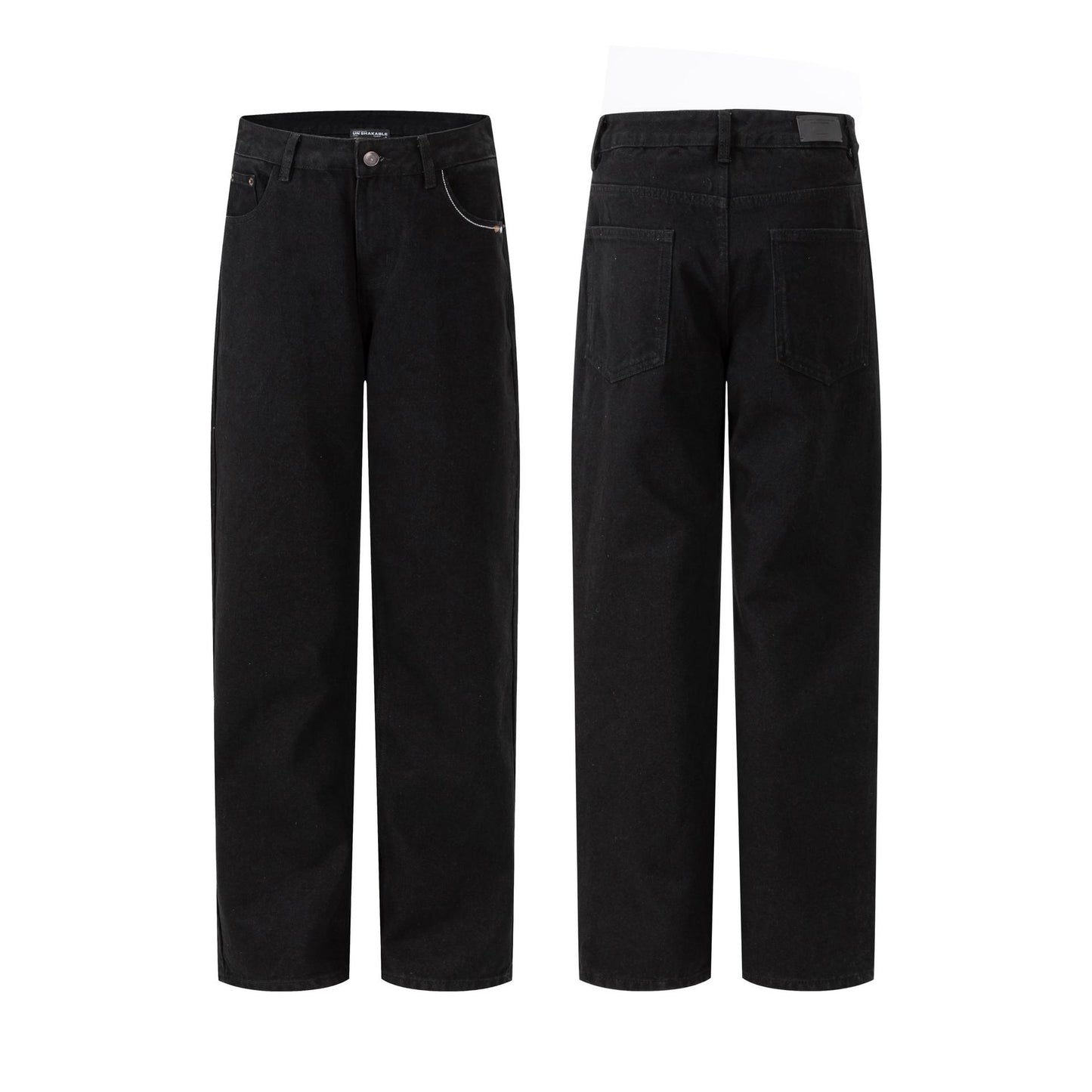 Casual and versatile denim high street loose pants