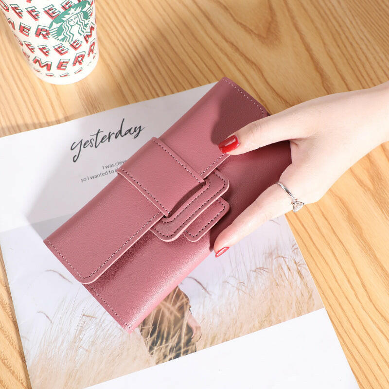 Women's Long Wallet Tri-fold Clutch Large Capacity Kashur Mart .