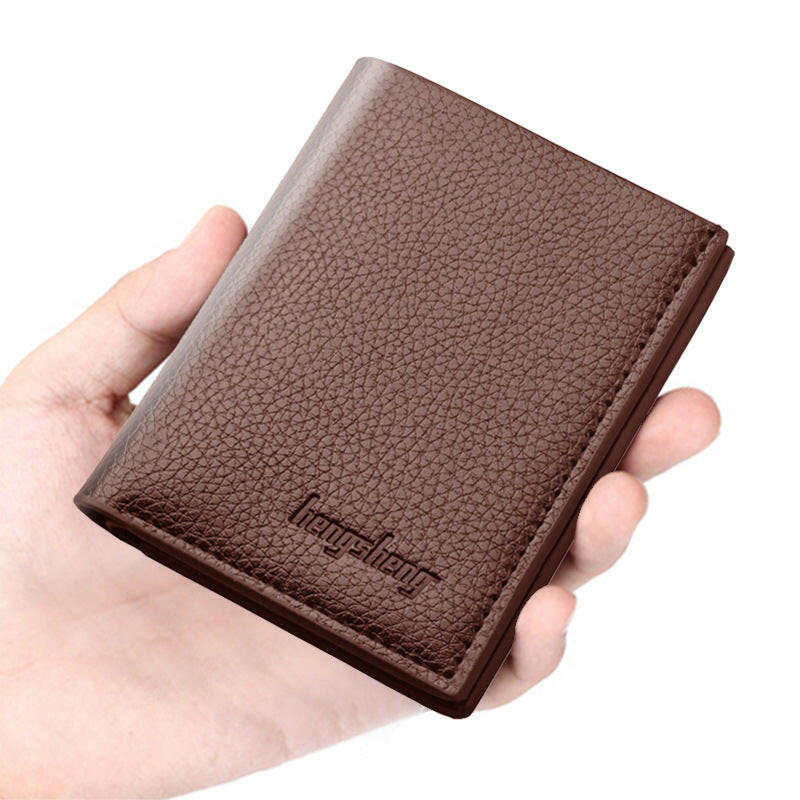 Men's Wallet Short Men Wallet Men's Vertical Style.