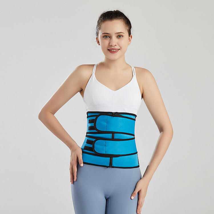 Tummy Sweat Shapewear Bodysuits Women Waist Trainer Slimming 2-3 Belts Workout Shaper Corset.