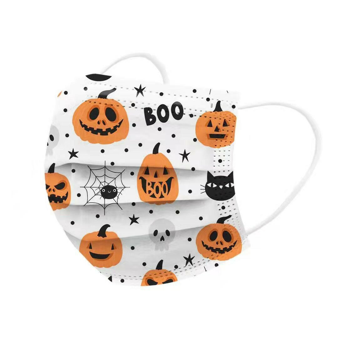 Halloween Masks Halloween Print Flat Masks.