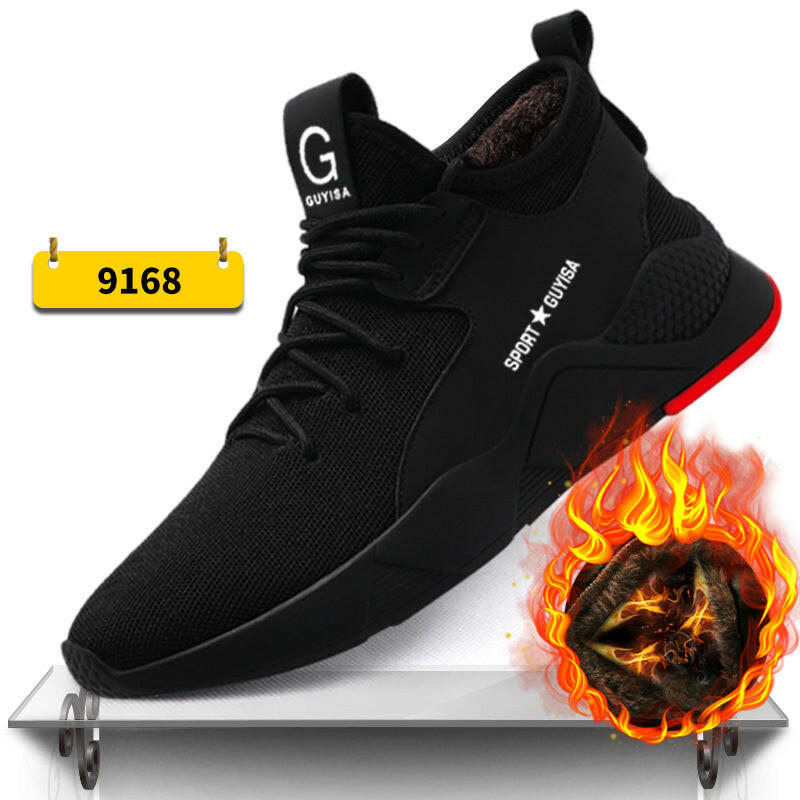 Indestructible Steel Toe Sneakers Men Women Lightweight Work Shoes Industrial Construction Shoes.