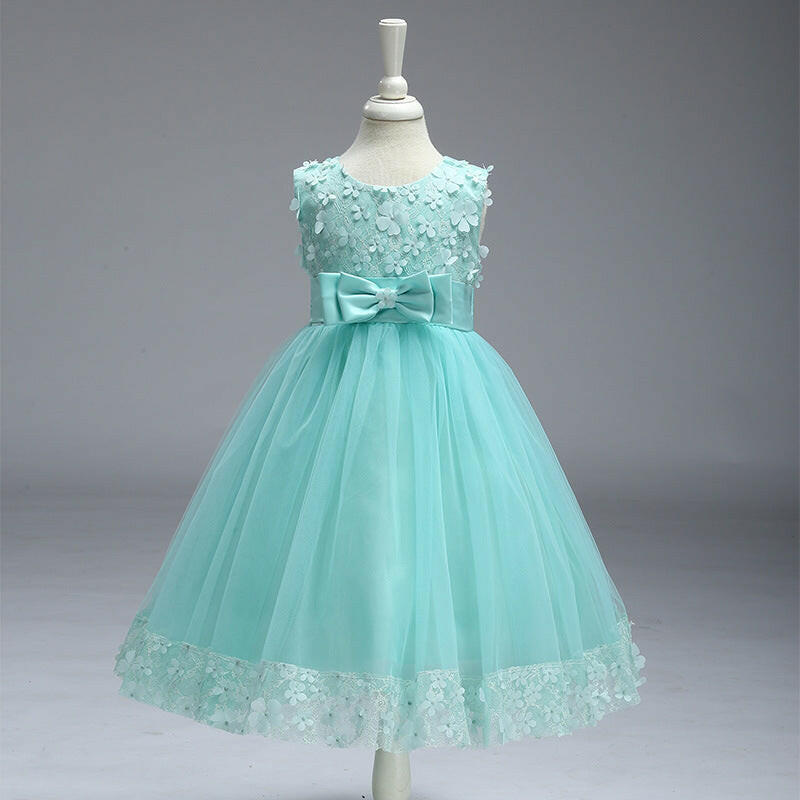 Summer Skirt Kids Girls Princess Tutu Flower Children Wedding Dress Wholesale Show Skirt.