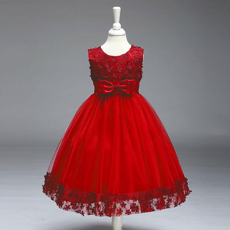 Summer Skirt Kids Girls Princess Tutu Flower Children Wedding Dress Wholesale Show Skirt.
