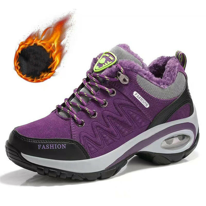 Autumn Winter Women Sneakers Air Cushion Design Platform Shoes.