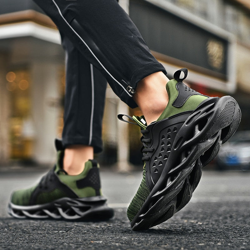 Men Casual Shoes Shoes Shockproof Lack Up Breathable Male Sneakers Height Increase Walking Gym Shoes