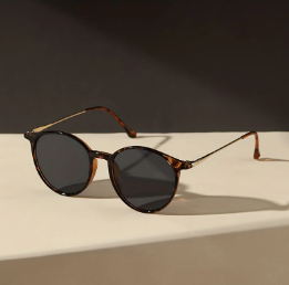 Metal Round Face Sunglasses Retro Driver Sunglasses Men And Women Sunglasses.