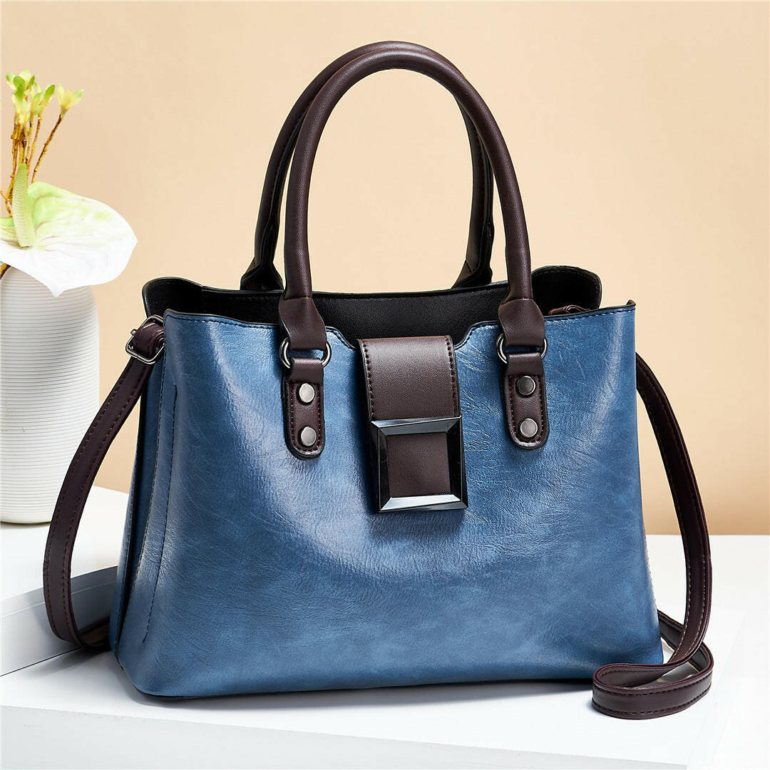 Women Shoulder Bag Big Buckle Handbags Work Daily Office Crossbody Bags Kashur Mart .