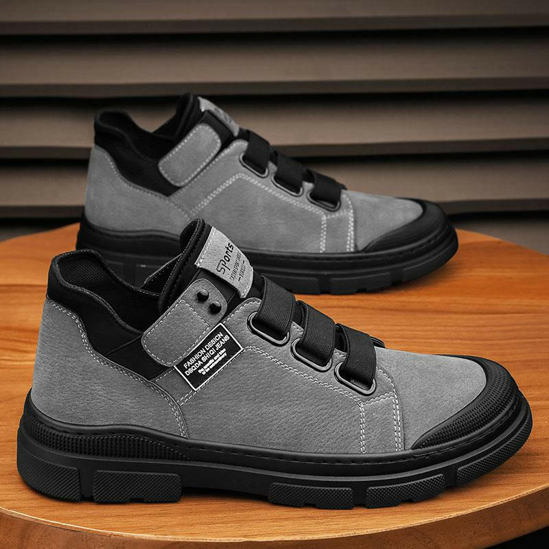 Sneakers Men Sports Shoes Elastic Band Flats Shoes.
