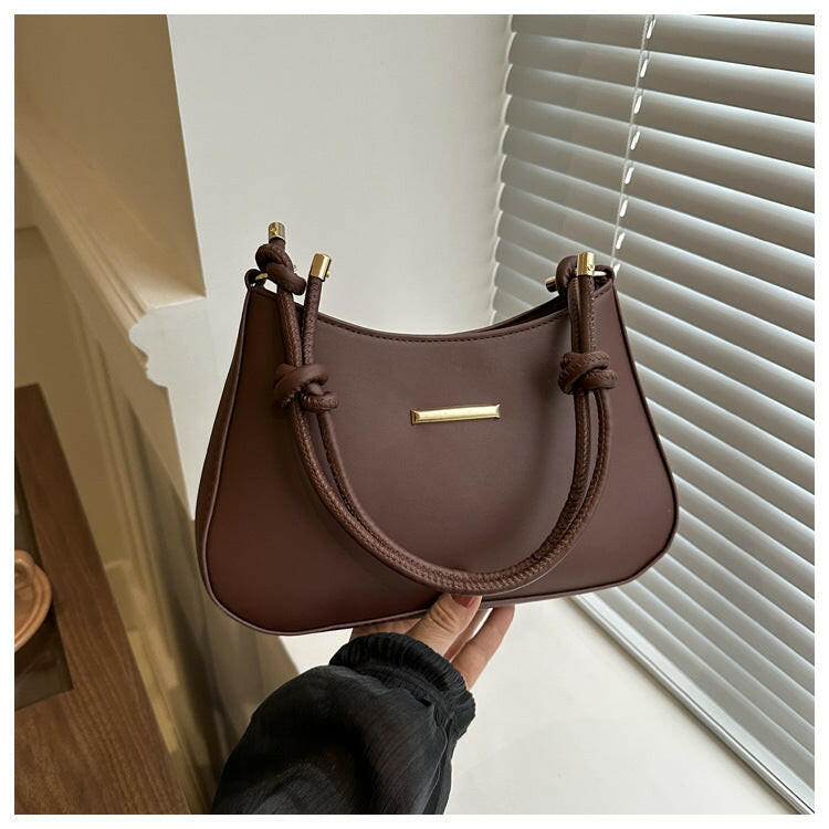 Women's High-end Hand-held Armpit Small Square Bag.
