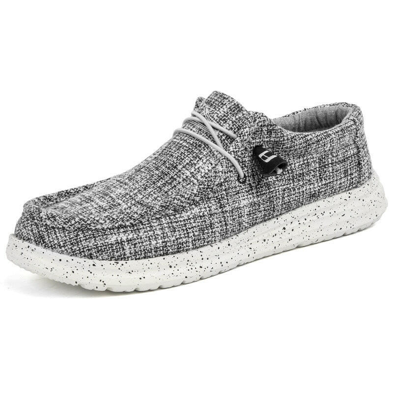 Men Loafers Fashion Canvas Shoes.